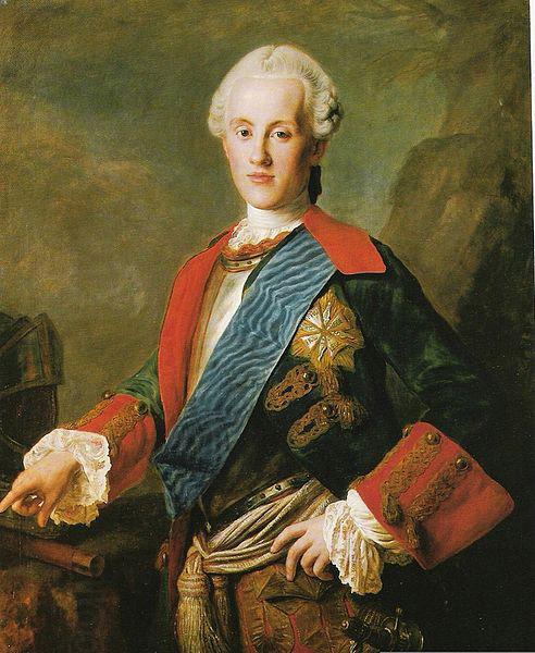 unknow artist Portrait of Carl Christian Joseph of Saxony, Duke of Courland oil painting picture